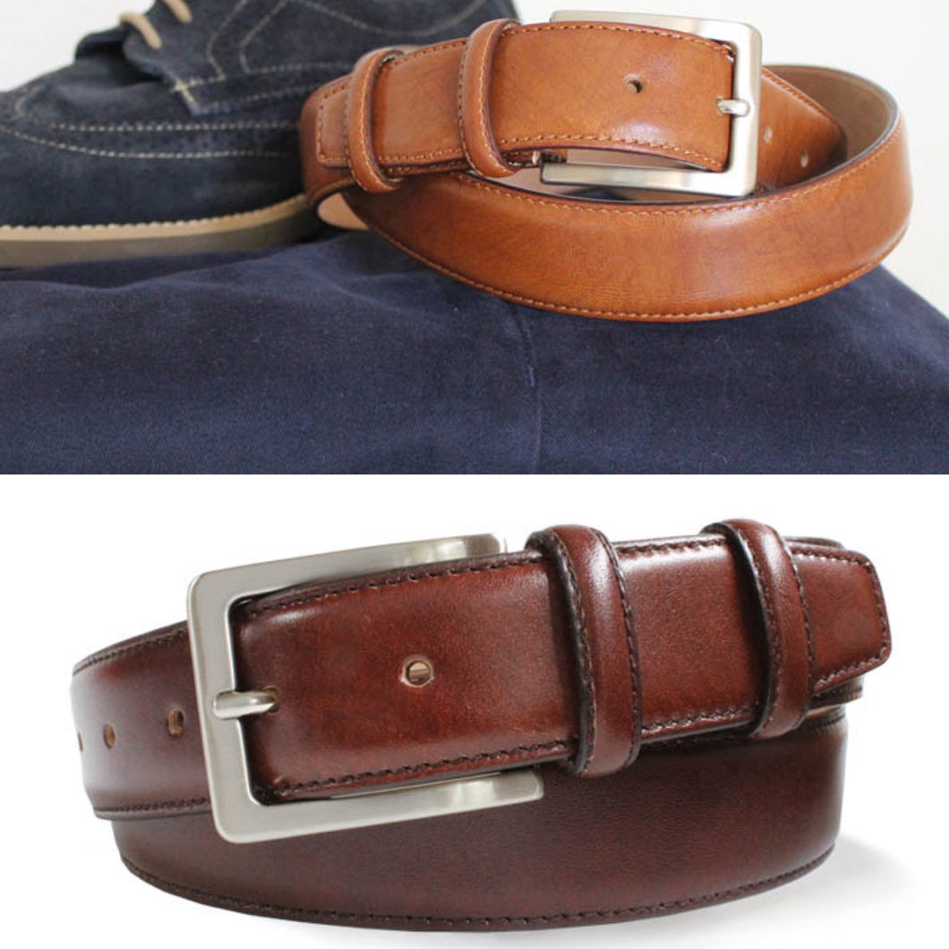 Stitched Full Leather Belts